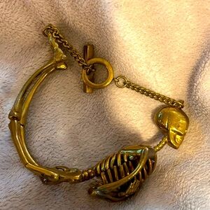 Copper skeleton bracelet